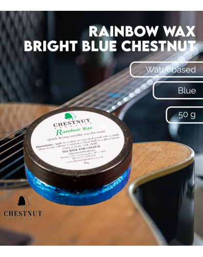 Cera Rainbow Azul Brillante 50g Chestnut 2
