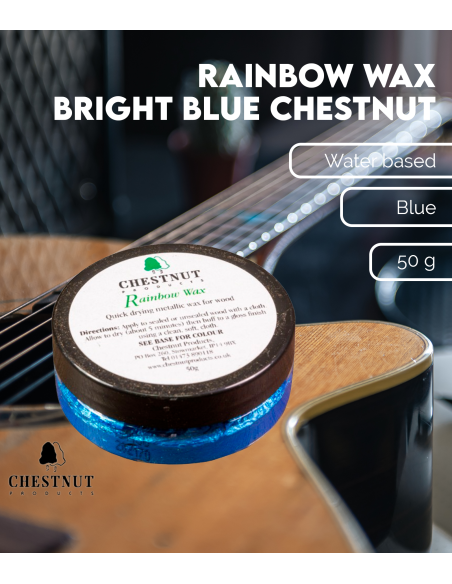 Características Cera Rainbow Azul Brillante 50g Chestnut