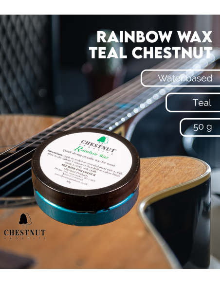 Características Cera Rainbow Verde Azulado 50g Chestnut