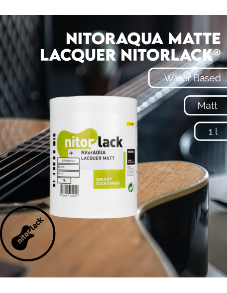 Características Laca NITORLACK® Mate NITORAQUA (1l)