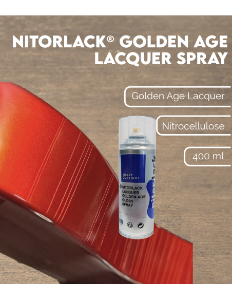 Características Spray Laca Brillo Golden Age NITORLACK®