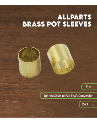 Arandelas de latón para potenciómetros AllParts 2