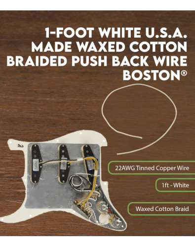1-foot, white U.S.A. made... 2