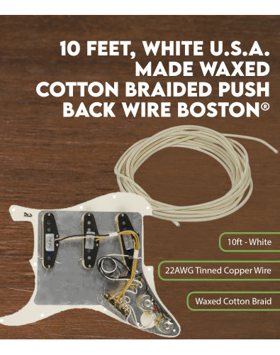 10 feet, white U.S.A. made... 2