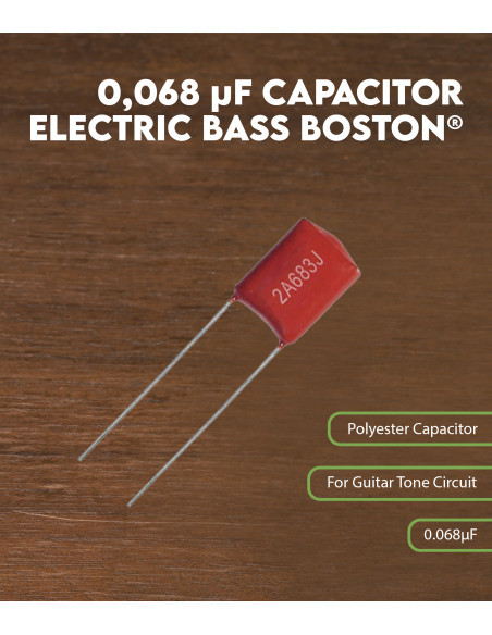 Características Condensador 0,068 µF Bajo Eléctrico Boston®