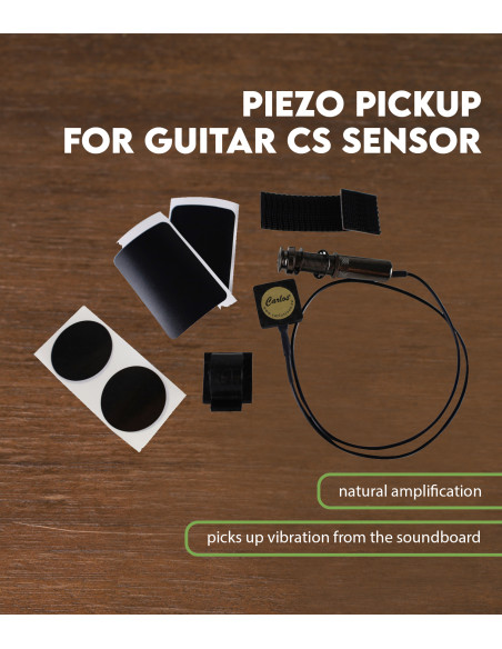 Características Sistema de Piezo para guitarra CS Sensor