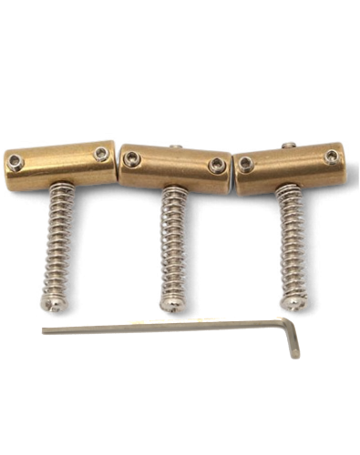 Selletas Vintage Compensadas de Latón para Telecaster Göldo
