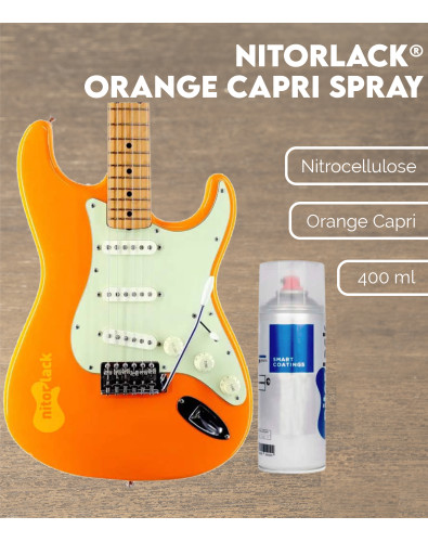 Laque Nitrocellulosique Nitorlack® Capri Orange Spray 2
