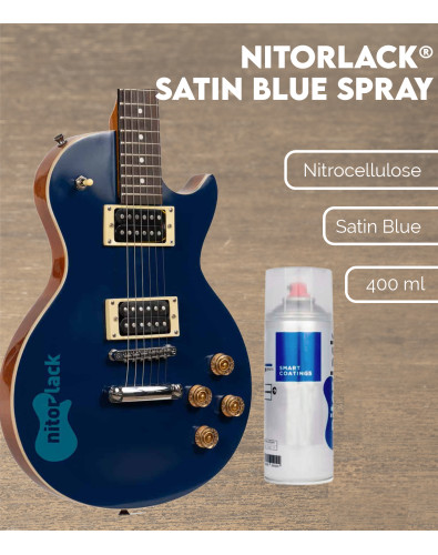 Laca Nitrocelulosa Nitorlack® Azul Satinado Spray 2