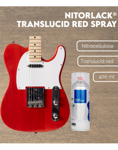 Laque Nitrocellulosique Nitorlack® Rouge Foncé Spray 2