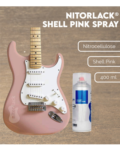 Laque Nitrocellulosique Nitorlack® Rose Coquille Spray 2