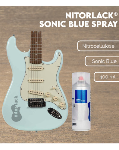 Laca Nitrocelulosa Nitorlack® Azul Sónico Spray 2