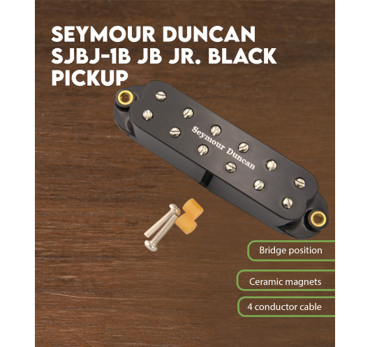Seymour Duncan Sjbj-1b Jb Jr. Black Pickup