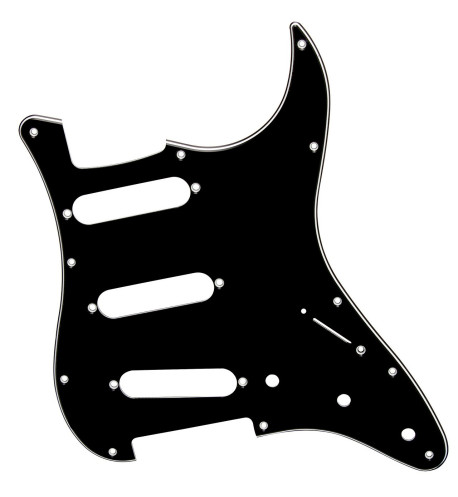 Pickguar For Electric Guitar S-BK3-A