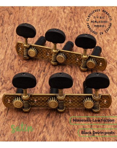 Clavijero Aparicio Guitarra Clásica Modelo Toledo Bronce/Ébano 2
