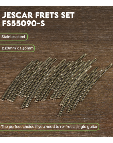 Jeu de Frettes Jescar 2,28 mm Acier Inoxydable FS55090-S 2