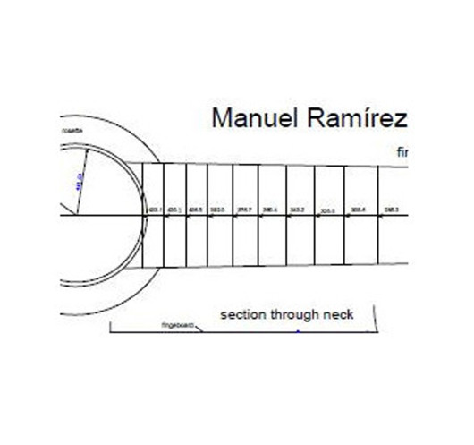 Manuel Ramirez Classical Guitar Plan