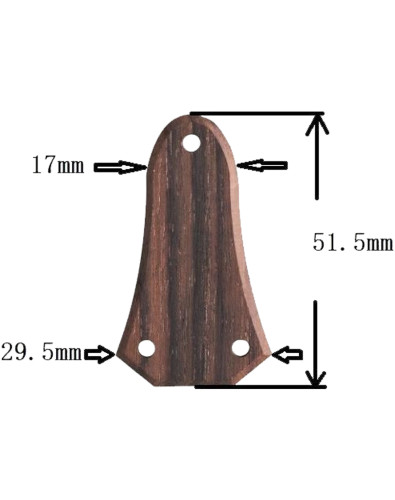Rosewood Truss rod cover... 2