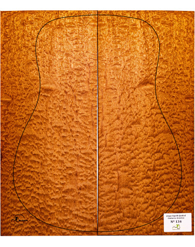 Jeu Guitare Acoustique Sapelli Quilted MB Exclusive Nº134