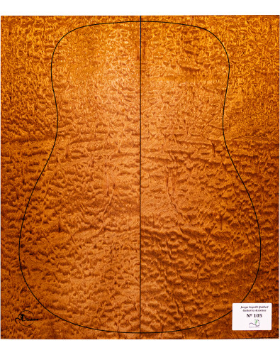 Jeu Guitare Acoustique Sapelli Quilted MB Exclusive Nº105