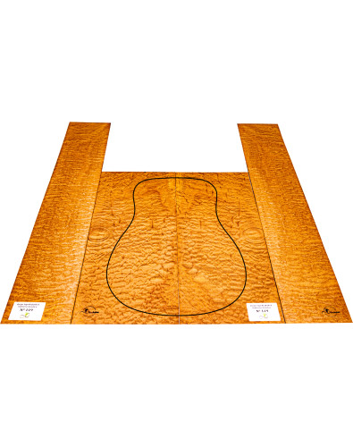Jeu Guitare Acoustique Sapelli Quilted MB Exclusive Nº119 2