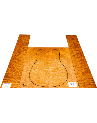 Jeu Guitare Acoustique Sapelli Quilted MB Exclusive Nº115 2