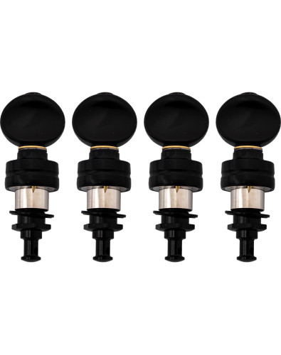 Clavijero Gotoh Ukelele Negro Cromo UPT/UBB-BC