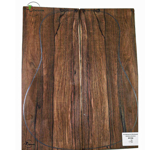 Juego Malaysian Blackwood Guitarra...