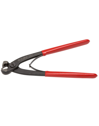 Round-nose pliers, beginner level, black and red handle, 1pc