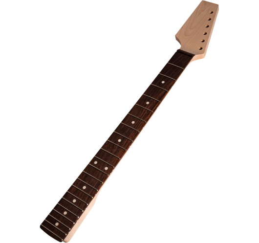 Hosco HNK-12/22TL Left-Handed Stratocaster Style Neck - Maple and Indian Rosewood
