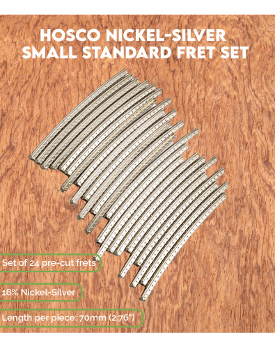 Trastes Hosco Alpaca Small Standard Set de 24 2