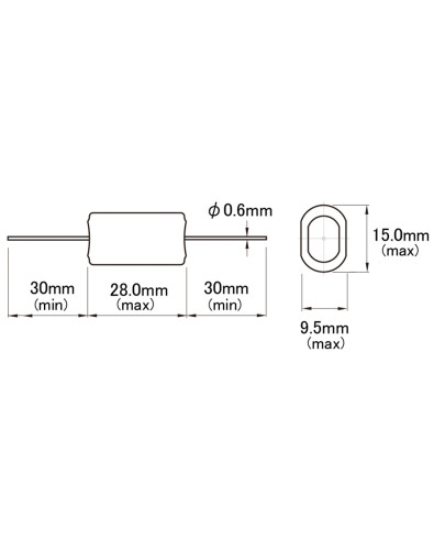 Hosco PIO (Paper in Oil) Capacitor 0.047 μF 2