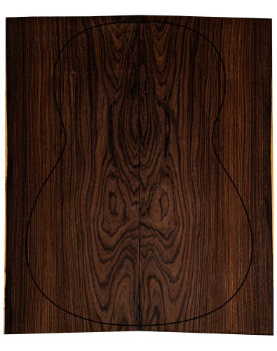 Santos Rosewood FSC 100% AAA back set for classical guitar with highly figured, well-defined grain 2