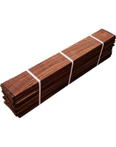Pack de 20 aros de Palo Santo de India A/B para guitarra – vista del lote completo
