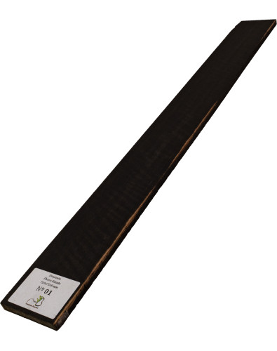 Diapasón de Ébano Rizado 720x75x9 mm MB Exclusive Nº1, vista completa 2