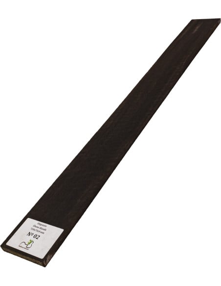 Curly Ebony Fingerboard 720x75x9 mm MB Exclusive No.2, full view