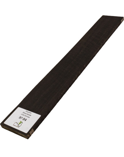 Touche en ébène ondé 470x75x9 mm MB Exclusive N°4, détail du grain ondé 2