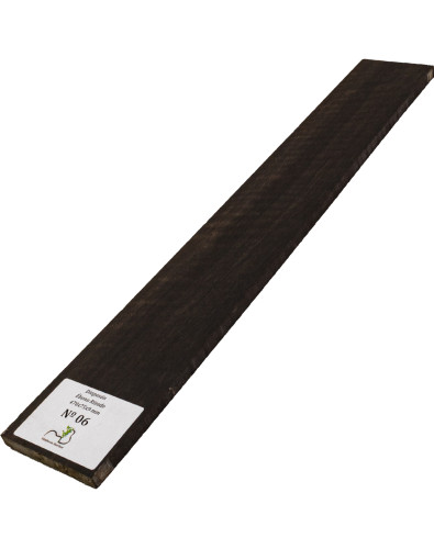 Touche en ébène ondé 470x75x9 mm MB Exclusive N°6, détail du grain ondé 2