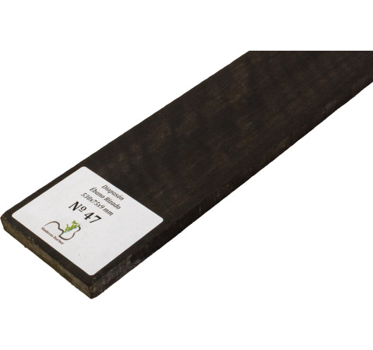 Curly Ebony Fingerboard 530x75x9 mm...