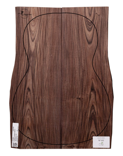 Kingwood back with defined figure for classical guitar MB Exclusive Nº 3
