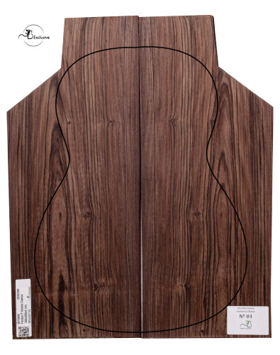 Kingwood (Dalbergia cearensis) back for classical guitar MB Exclusive Nº 1