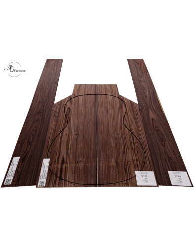 Kingwood (Dalbergia cearensis) back for classical guitar MB Exclusive Nº 1 2