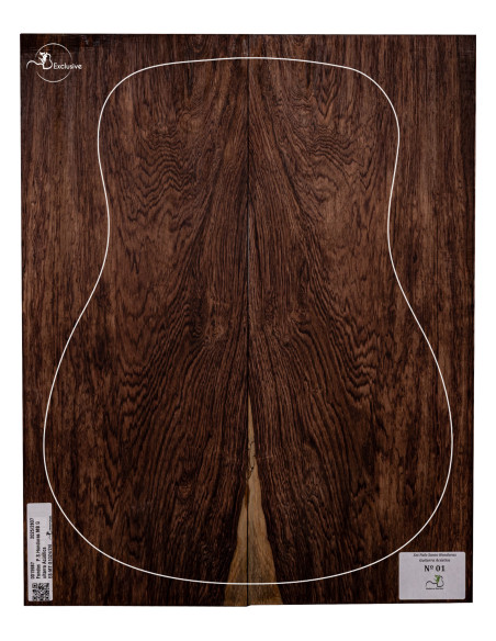 Jeu Palissandre du Honduras Guitare Acoustique MB Exclusive Nº 01