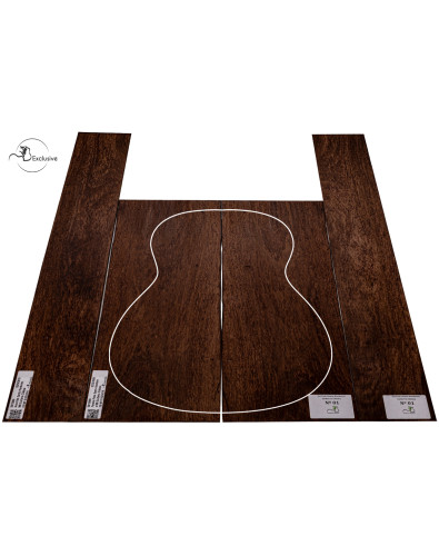 Honduran rosewood back corresponding to this MB Exclusive classical guitar set 2