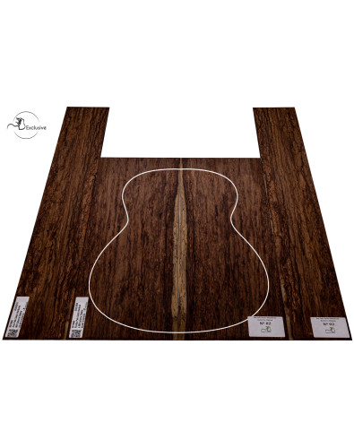 Honduran rosewood back corresponding to this MB Exclusive classical guitar set 2