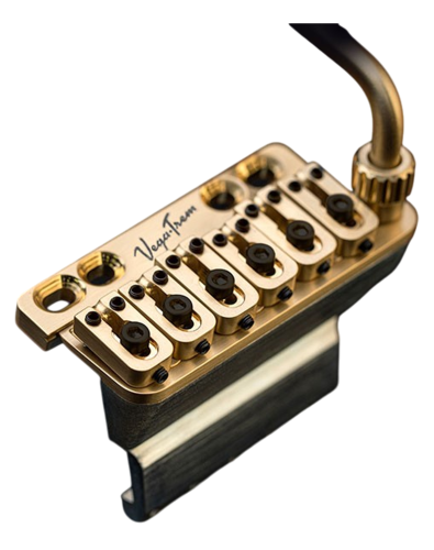 Puente Trémolo Vega-Trem VT1 Ultra Trem 2 pivotes Oro 2
