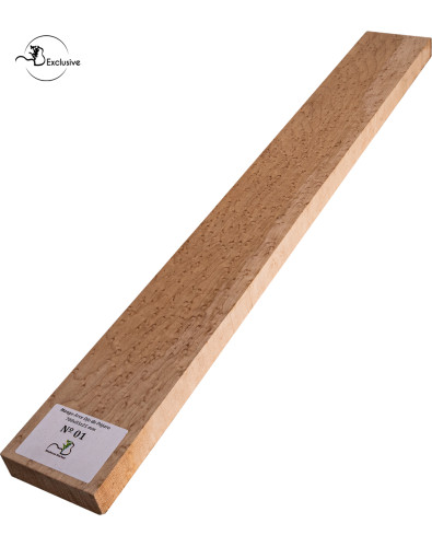 Birdseye maple neck blank MB Exclusive 700x85x25 mm for electric guitar, one of a kind piece, sanded surface