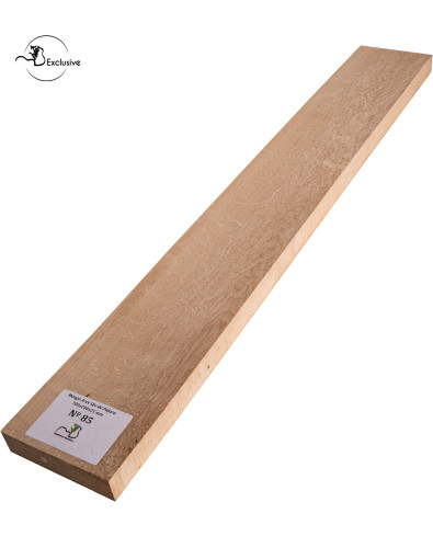 Ebauche de manche en érable moucheté MB Exclusive pour guitare électrique, pièce unique, surface poncée