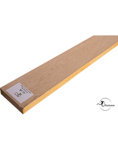 Mango de arce ojo de pájaro MB Exclusive para guitarra eléctrica, pieza única, superficie lijada sin tratamiento 2