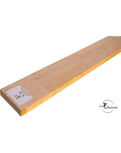 Birdseye maple neck blank MB Exclusive for electric guitar, one of a kind piece, sanded surface 2